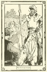 Illustration für Don Quijote von William Heath Robinson