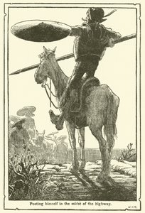 Illustration für Don Quijote von William Heath Robinson