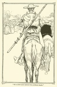 Illustration für Don Quijote von William Heath Robinson