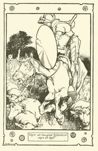 Illustration für Don Quijote von William Heath Robinson