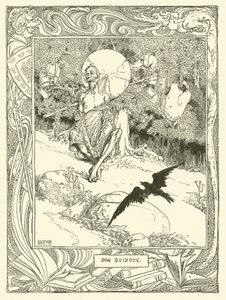 Illustration für Don Quijote von William Heath Robinson
