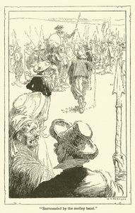 Illustration für Don Quijote von William Heath Robinson