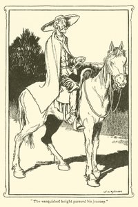 Illustration für Don Quijote von William Heath Robinson