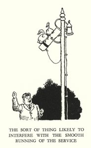 Illustration für Railway Ribaldry von W Heath Robinson von William Heath Robinson