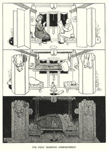 Illustration für Railway Ribaldry von W Heath Robinson von William Heath Robinson