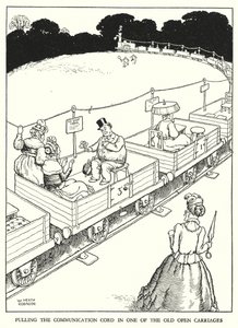 Illustration für Railway Ribaldry von W Heath Robinson von William Heath Robinson
