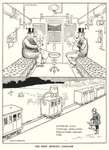 Illustration für Railway Ribaldry von W Heath Robinson