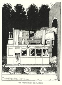 Illustration für Railway Ribaldry von W Heath Robinson