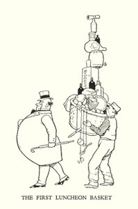 Illustration für Railway Ribaldry von W Heath Robinson von William Heath Robinson
