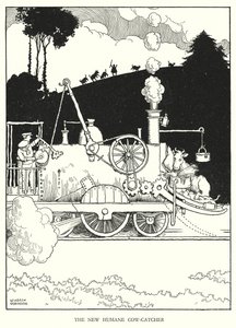 Illustration für Railway Ribaldry von W Heath Robinson von William Heath Robinson