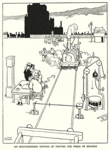 Illustration für Railway Ribaldry von W Heath Robinson von William Heath Robinson