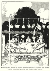 Illustration für Railway Ribaldry von W Heath Robinson