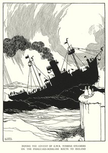 Illustration für Railway Ribaldry von W. Heath Robinson