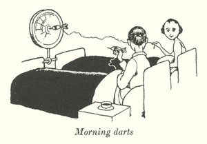 Morgendarts von William Heath Robinson