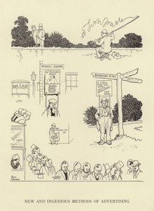 Neue und einfallsreiche Werbemethoden von William Heath Robinson