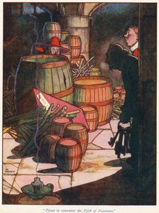 Bitte erinnere dich an den fünften November von William Heath Robinson