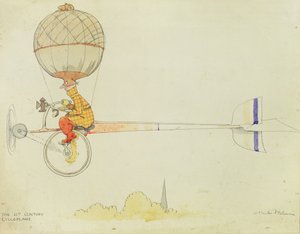 Das 21. Jahrhundert Cycloplane von William Heath Robinson