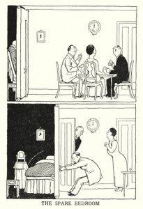 Das Gästezimmer von William Heath Robinson