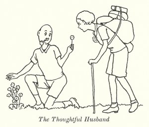 Der nachdenkliche Ehemann von William Heath Robinson