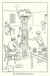 Die Welsh Rarebit Maschine von William Heath Robinson