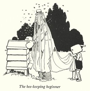 Der Imkeranfänger (Litho)