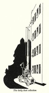 Die tägliche Staubsammlung von William Heath Robinson