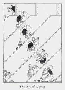 Der Abstieg des Menschen von William Heath Robinson