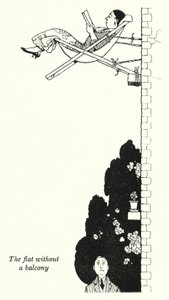 Die Wohnung ohne Balkon von William Heath Robinson