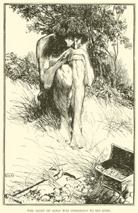 Der Anblick von Gold war giftig für seine Augen von William Heath Robinson