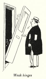 Schwache Scharniere von William Heath Robinson