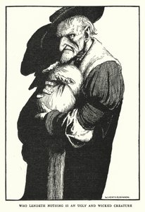 Wer nichts verleiht, ist eine hässliche und böse Kreatur von William Heath Robinson