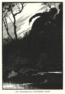 Und verräterisch Abece ermordet von William Heath Robinson