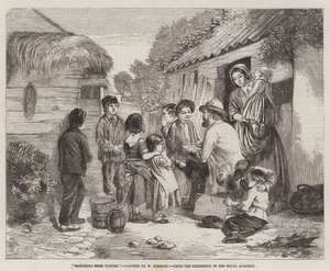 Skizzieren aus der Natur, von der Ausstellung der Royal Academy von William Hemsley