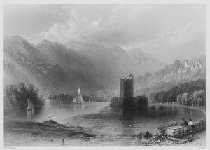 Narrow Water Castle, Newry River (Gravur) von William Henry (after) Bartlett
