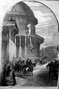 Eröffnung der Großen Industrieausstellung von 1853 in Dublin, aus 
