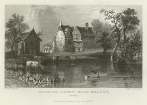 Beleigh Abbey, in der Nähe von Maldon, Essex von William Henry Bartlett