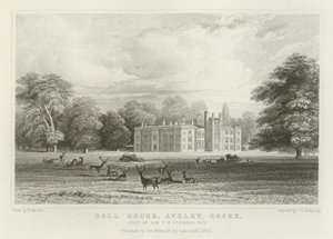 Bell House, Aveley, Essex, Sitz von Sir T B Lennard, Baronet von William Henry Bartlett