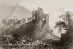 Carrigogunnell Castle, nahe Limerick, County Limerick, Irland, aus 