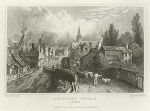 Chipping Ongar, Essex von William Henry Bartlett