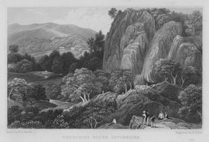 Chudleigh Rocks, Devonshire von William Henry Bartlett