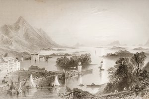 Clew Bay von Westport, County Mayo, aus 