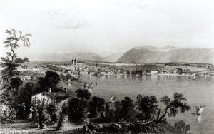 Genf von Coligny, graviert von Robert Wallis