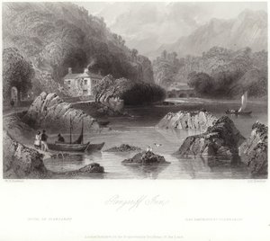 Gasthaus Glengariff im County Cork von William Henry Bartlett