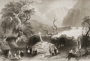 Gougane Barra, County Cork, Irland, aus 