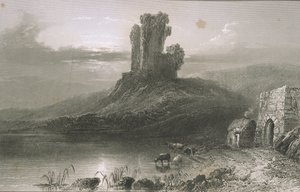 Kilcolman Castle, County Cork, Irland, aus 