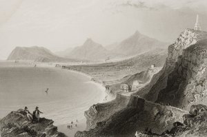 Killiney Bay, County Dublin, Irland, aus 
