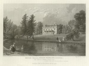 Moor Hall, bei Harlow, Essex, der Sitz von Thomas Perry, Esquire von William Henry Bartlett