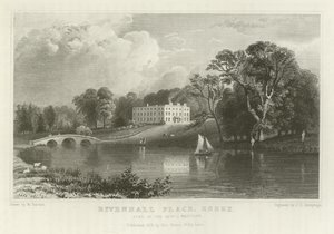 Rivenhall Place, Essex, Sitz des Reverend J. Western von William Henry Bartlett