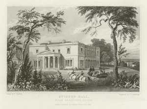 Stisted Hall, bei Braintree, Essex von William Henry Bartlett