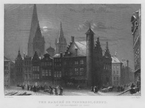 Der Marche De Vendredi, Gent von William Henry Bartlett